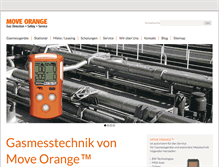 Tablet Screenshot of moveorange.de